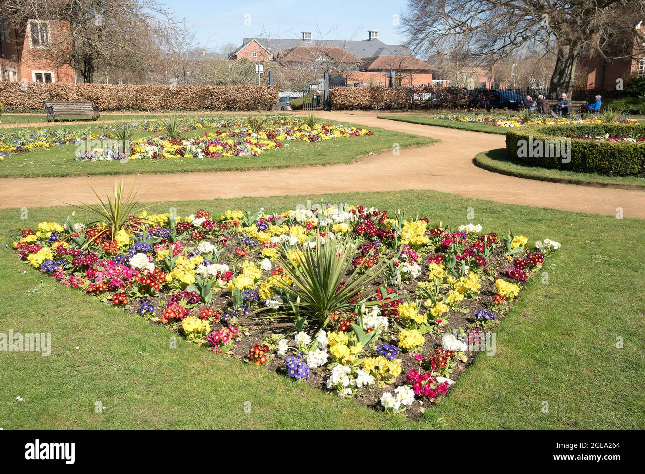 Abbey Gardens, Abingdon, Oxfordshire Stock Photo Alamy