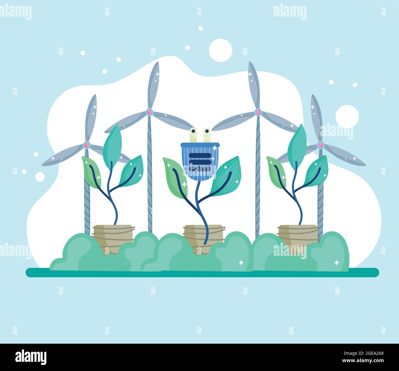 wind turbine green energy Stock Vector Image & Art - Alamy