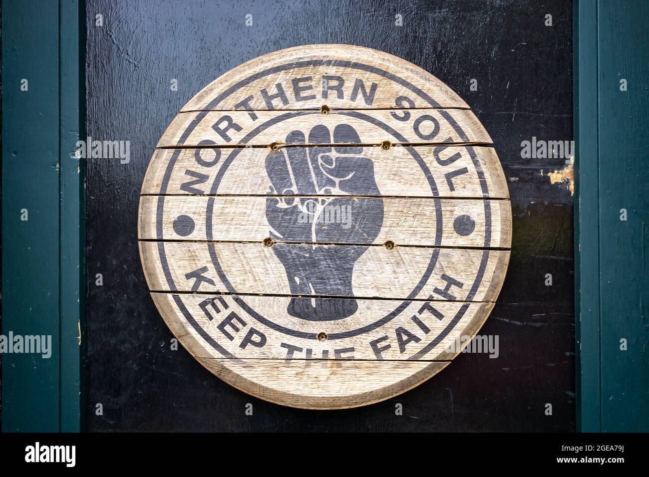 Northern Soul Yorkshire Keep The Faith Patch – Clenched Fist, Sew Or Iron On, Made In UK