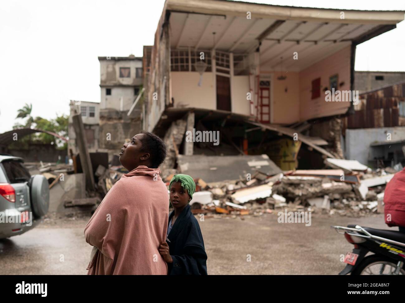 Les cayes, haiti earthquake 2021 hires stock photography and images