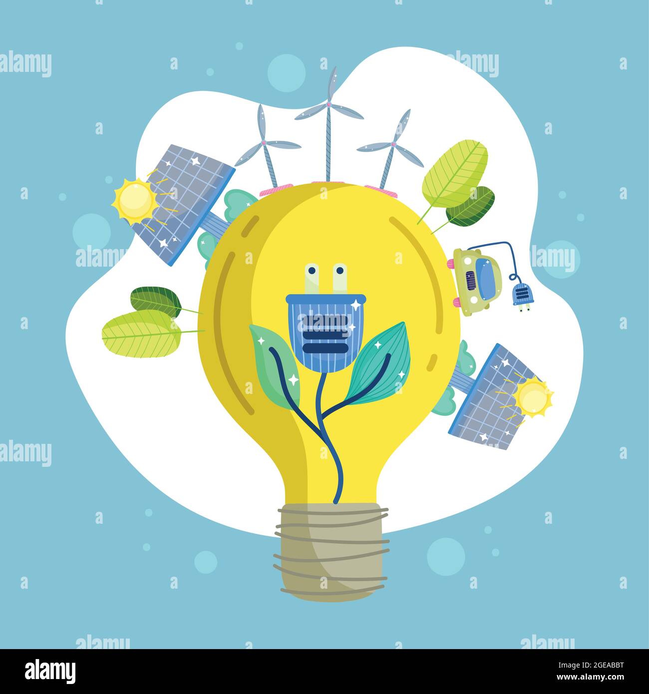 green energy alternative and renewable Stock Vector Image & Art - Alamy