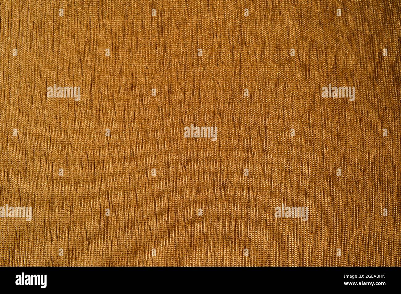 Brown Fabric cloth textile background. Shaded brown threads woven, Fabric can be used for Cushion covers, mats, blankets, seats patterned backdrop. Stock Photo