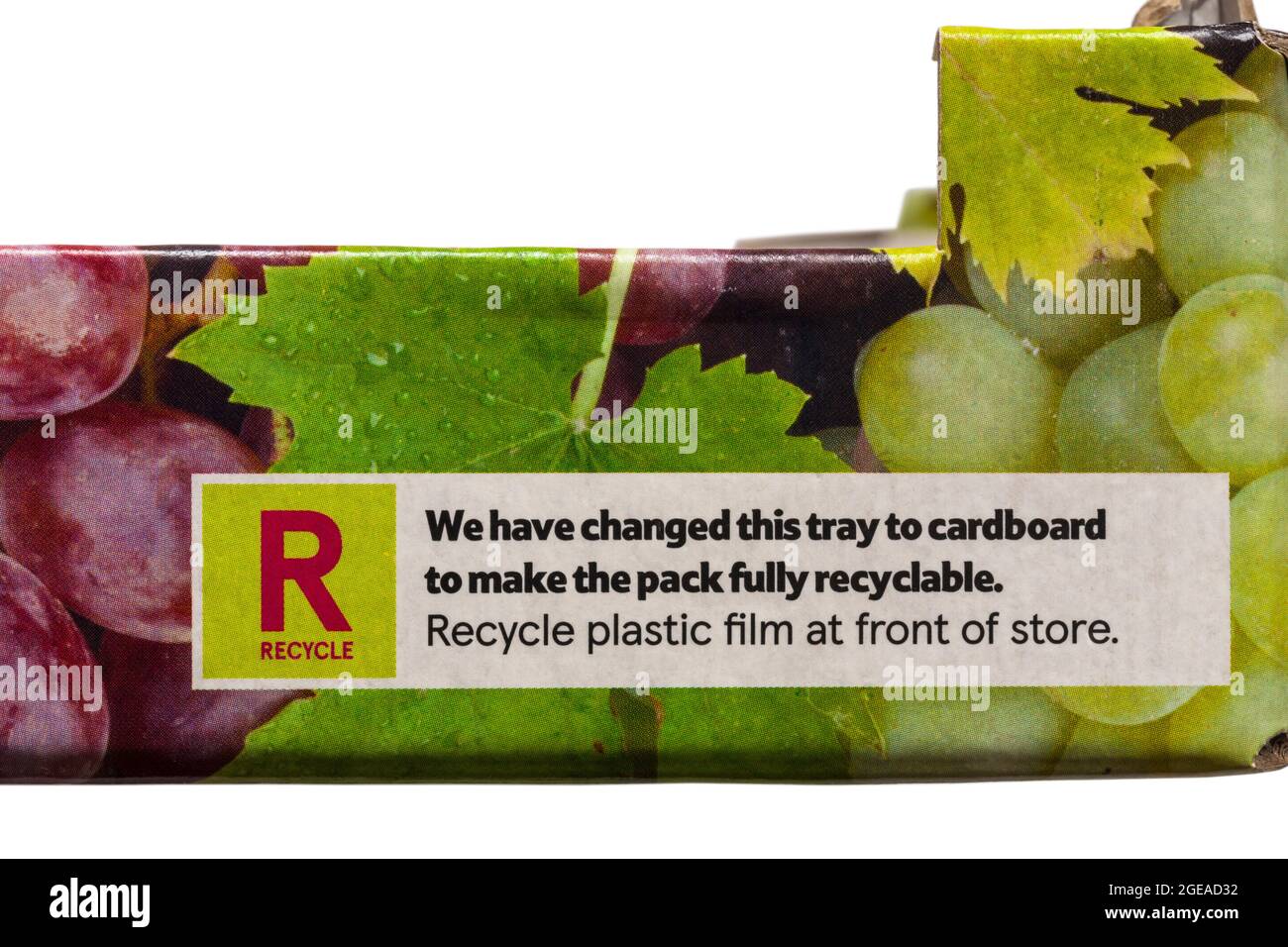 we have changed this tray to cardboard to make the pack fully