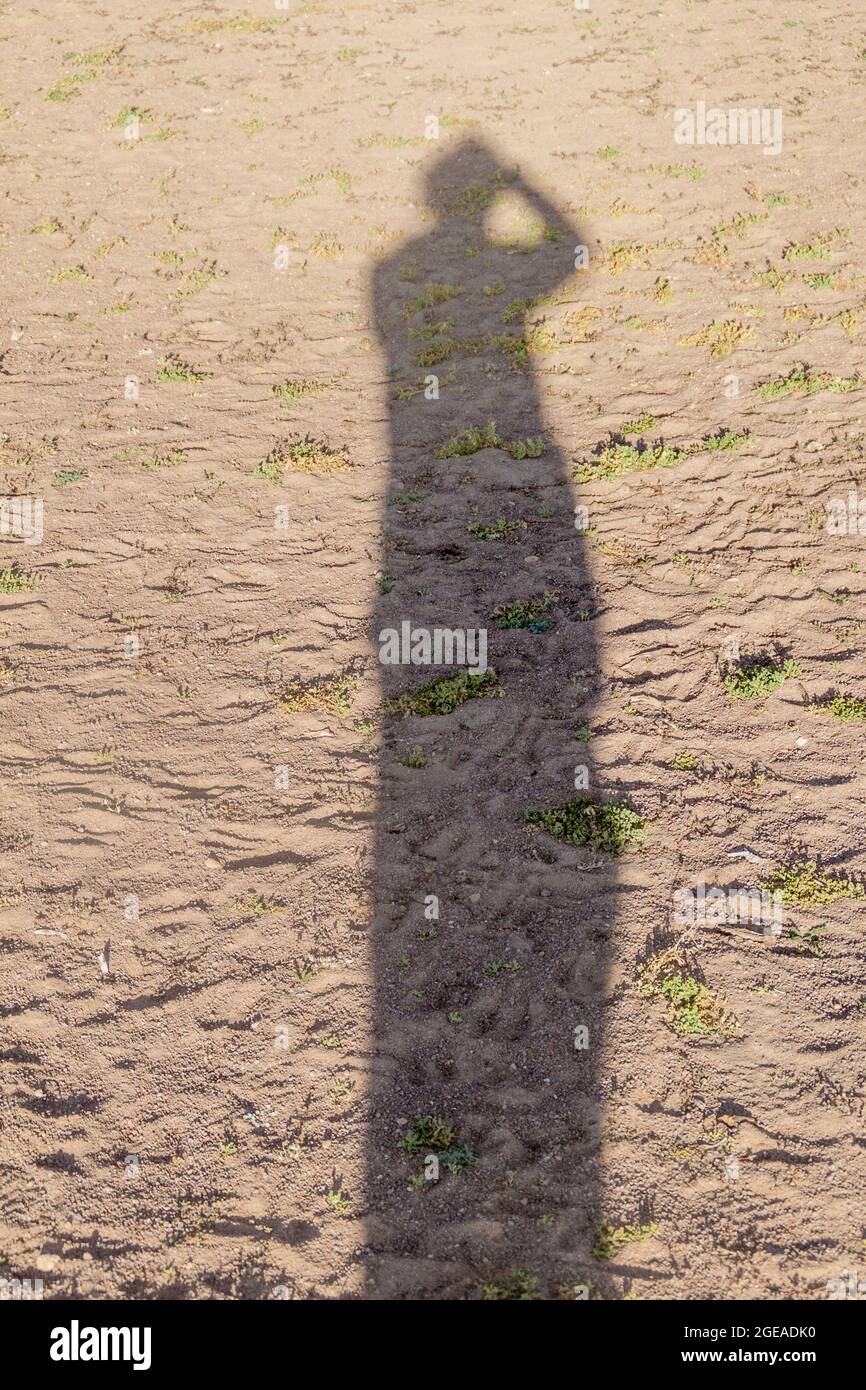Long Shadow Child Nature shadow figure hi-res stock photography and images - Alamy