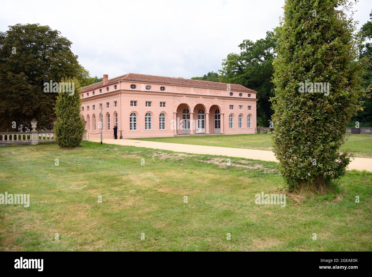 Potsdam, Germany. 18th Aug, 2021. The former Royal Court Gardener's House  on the grounds of the newly opened "European Center for Jewish Scholarship"  at the University of Potsdam. With the opening, the