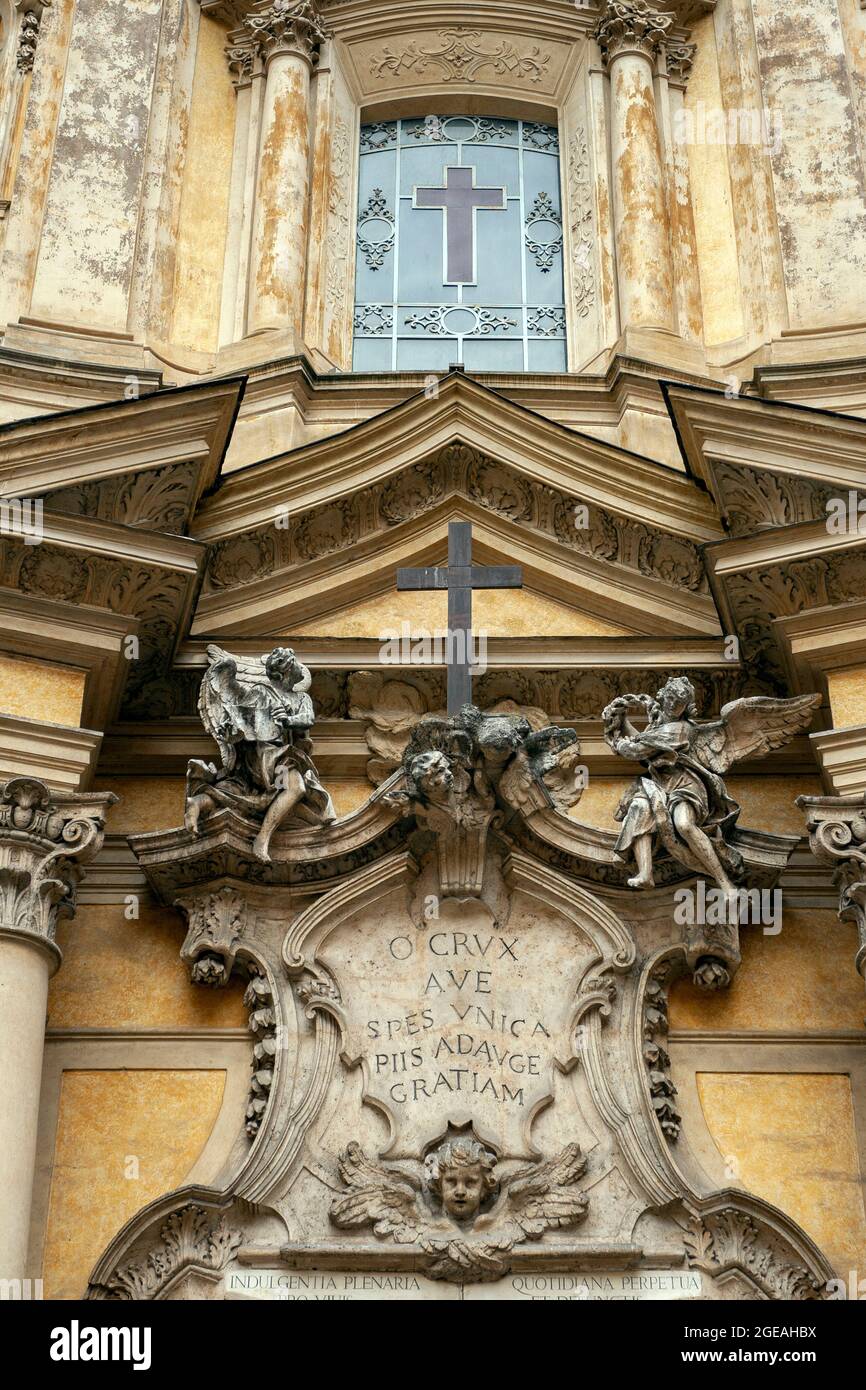Rococo Facade Of Maddalena Church High Resolution Stock Photography and ...