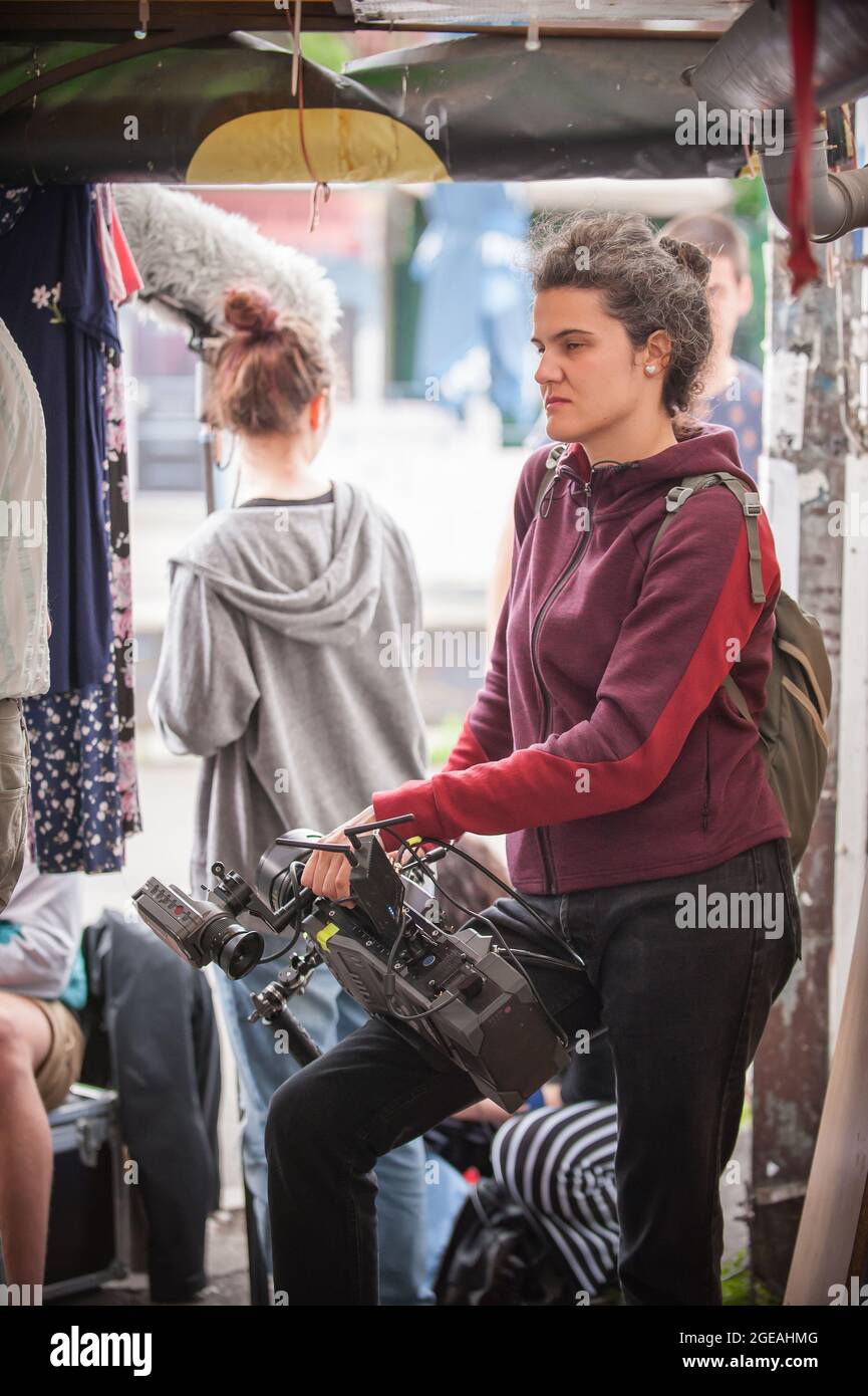 Female cameraman hi-res stock photography and images - Alamy