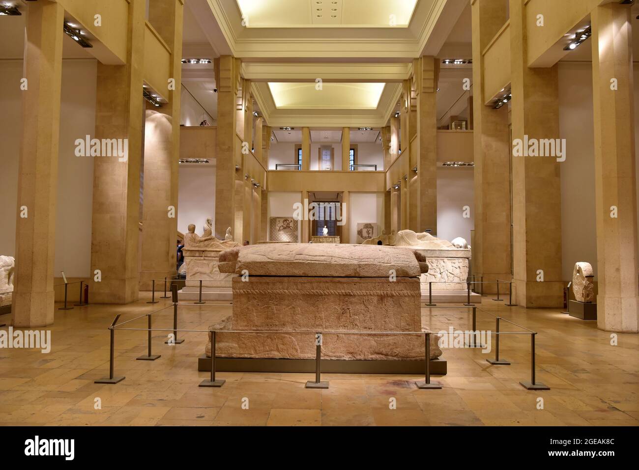 Ground Floor of the National Museum, Beirut, Lebanon Stock Photo