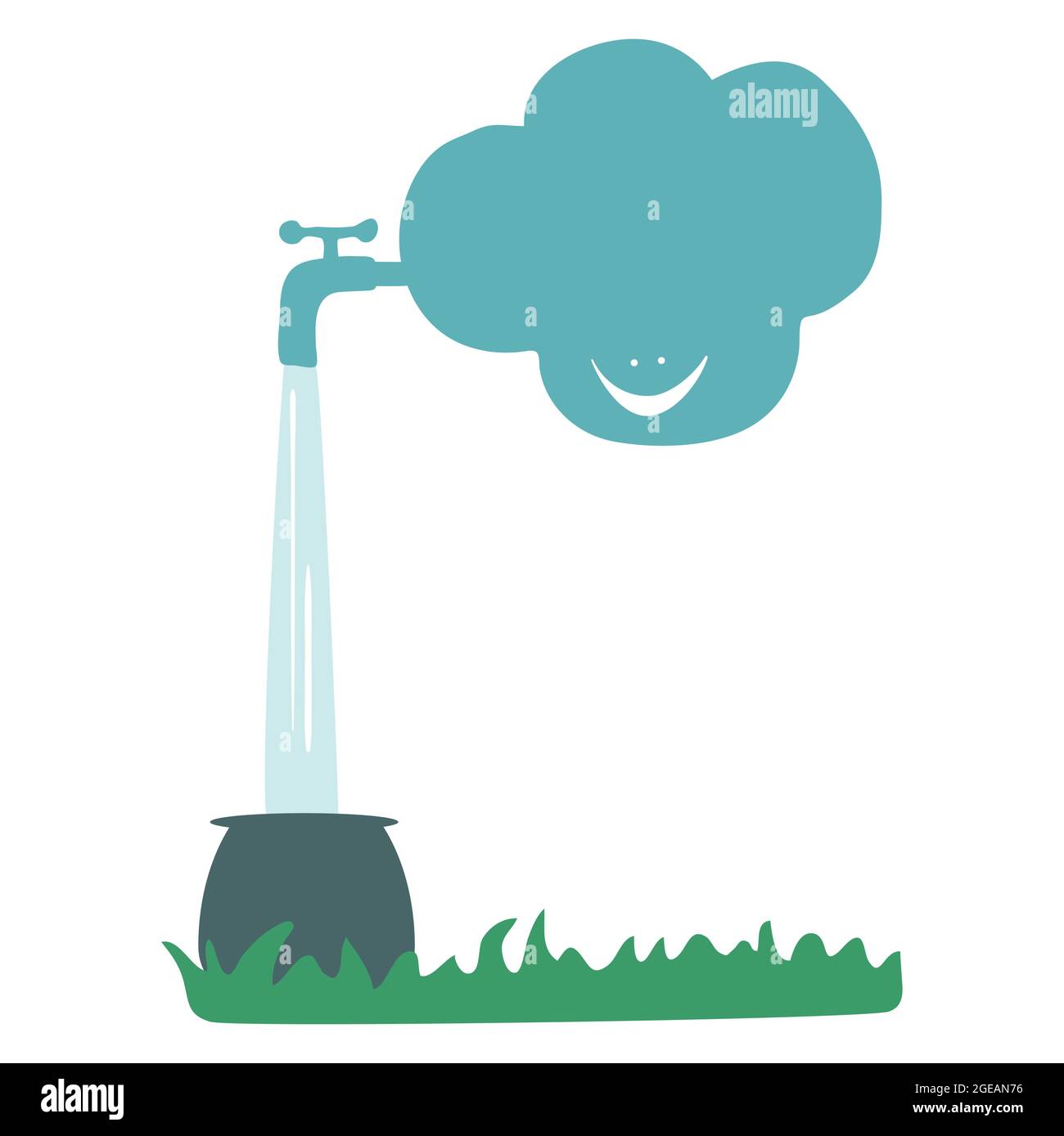 Cloud and Rain, Save water cartoon concept Illustration Stock Vector Image & Art - Alamy Cloud and Rain, Save water cartoon concept Illustration Stock Vector Image & Art - Alamy