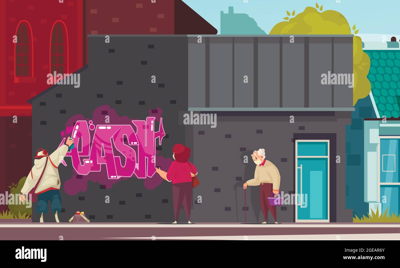 graffiti-art-cartoon-composition-with-woman-and-old-man-watching-street