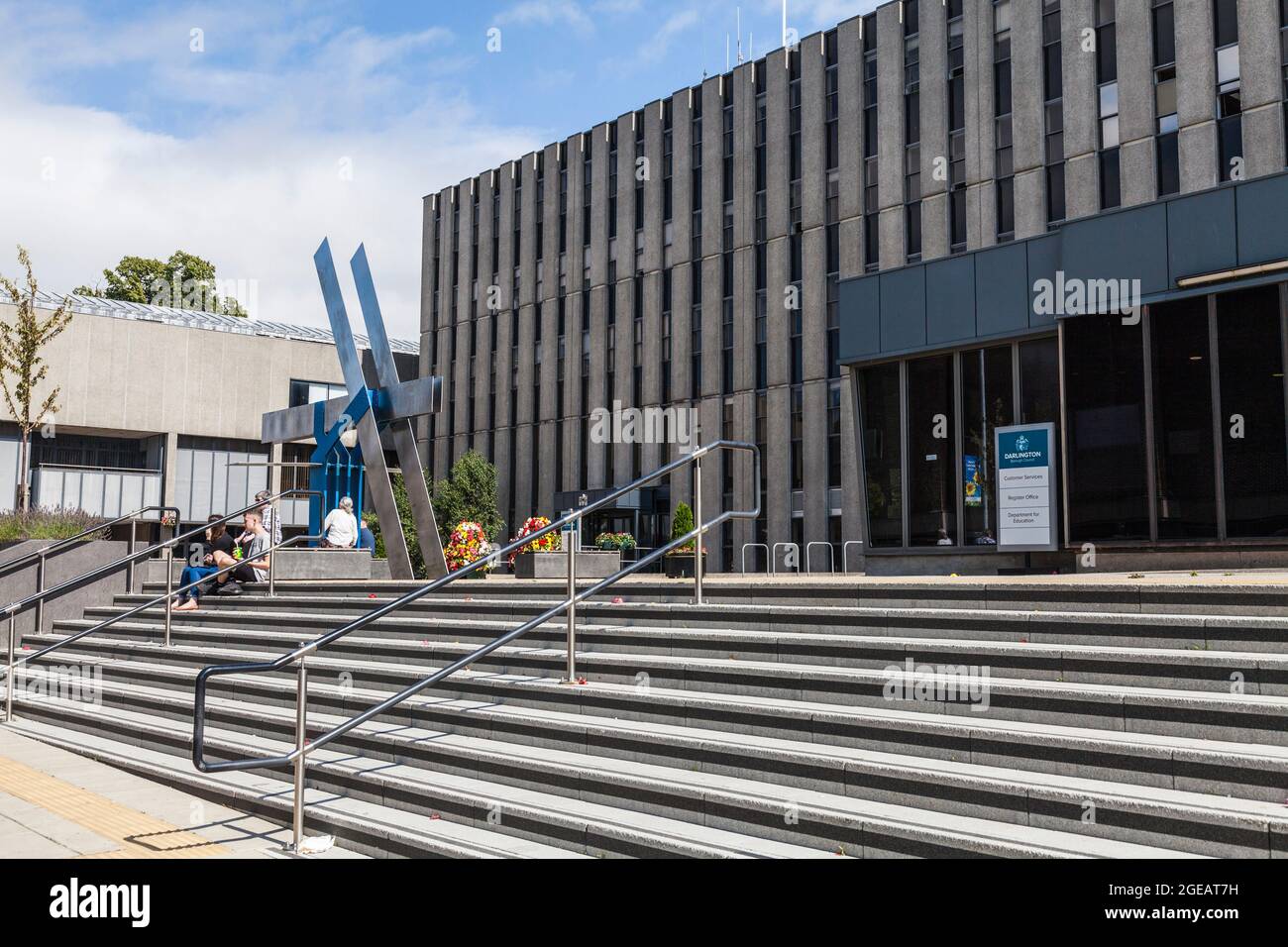 The Town Hall at Darlington,England,UK Stock Photo Alamy