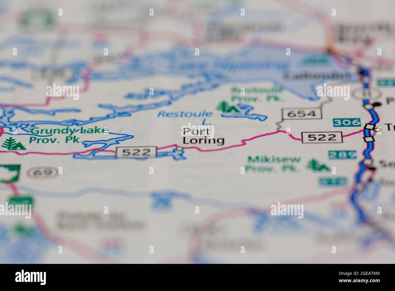Port loring ontario map hires stock photography and images Alamy