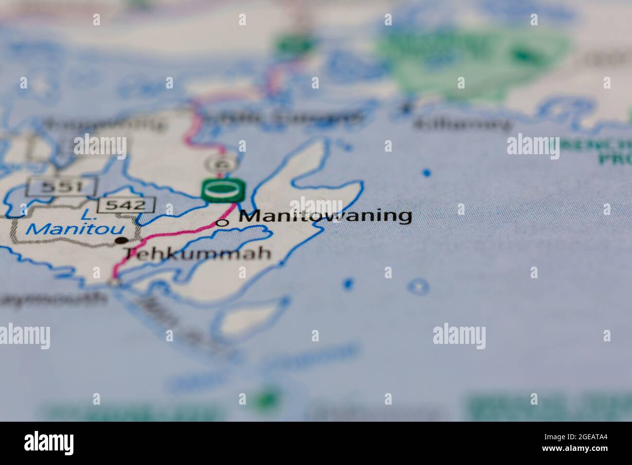 Manitowaning ontario map hires stock photography and images Alamy