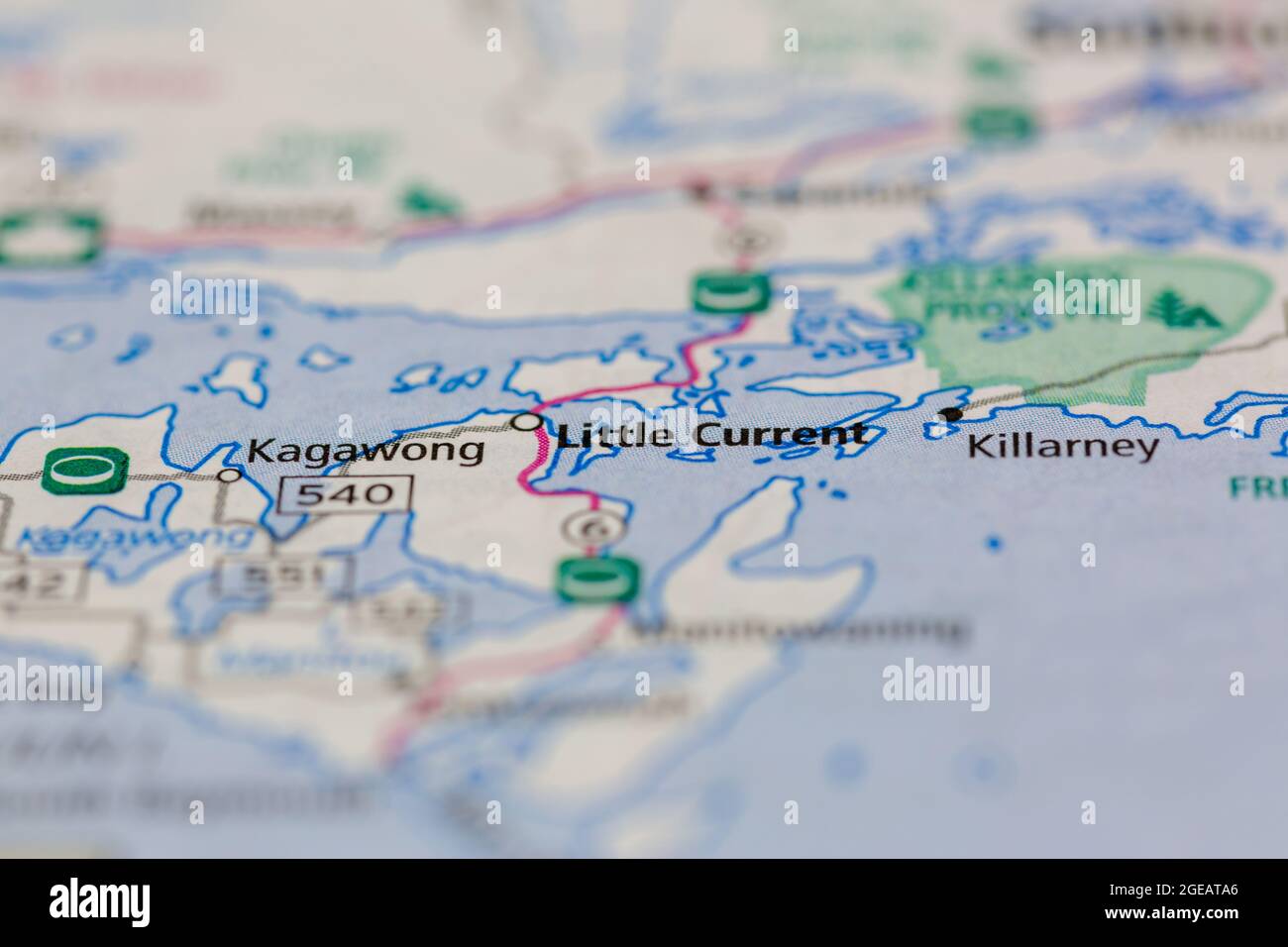 Little current on a map hires stock photography and images Alamy