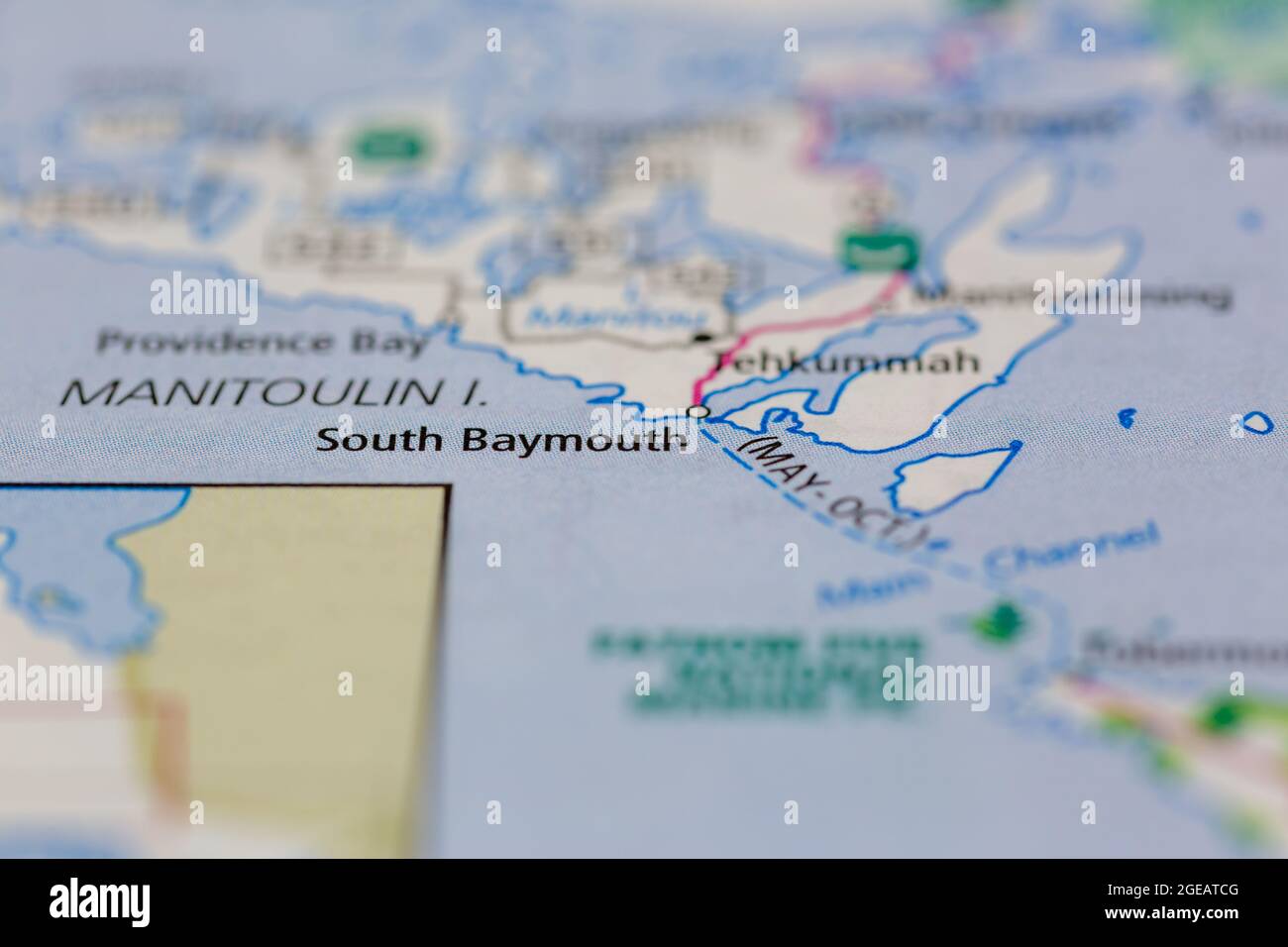 South baymouth ontario map hires stock photography and images Alamy