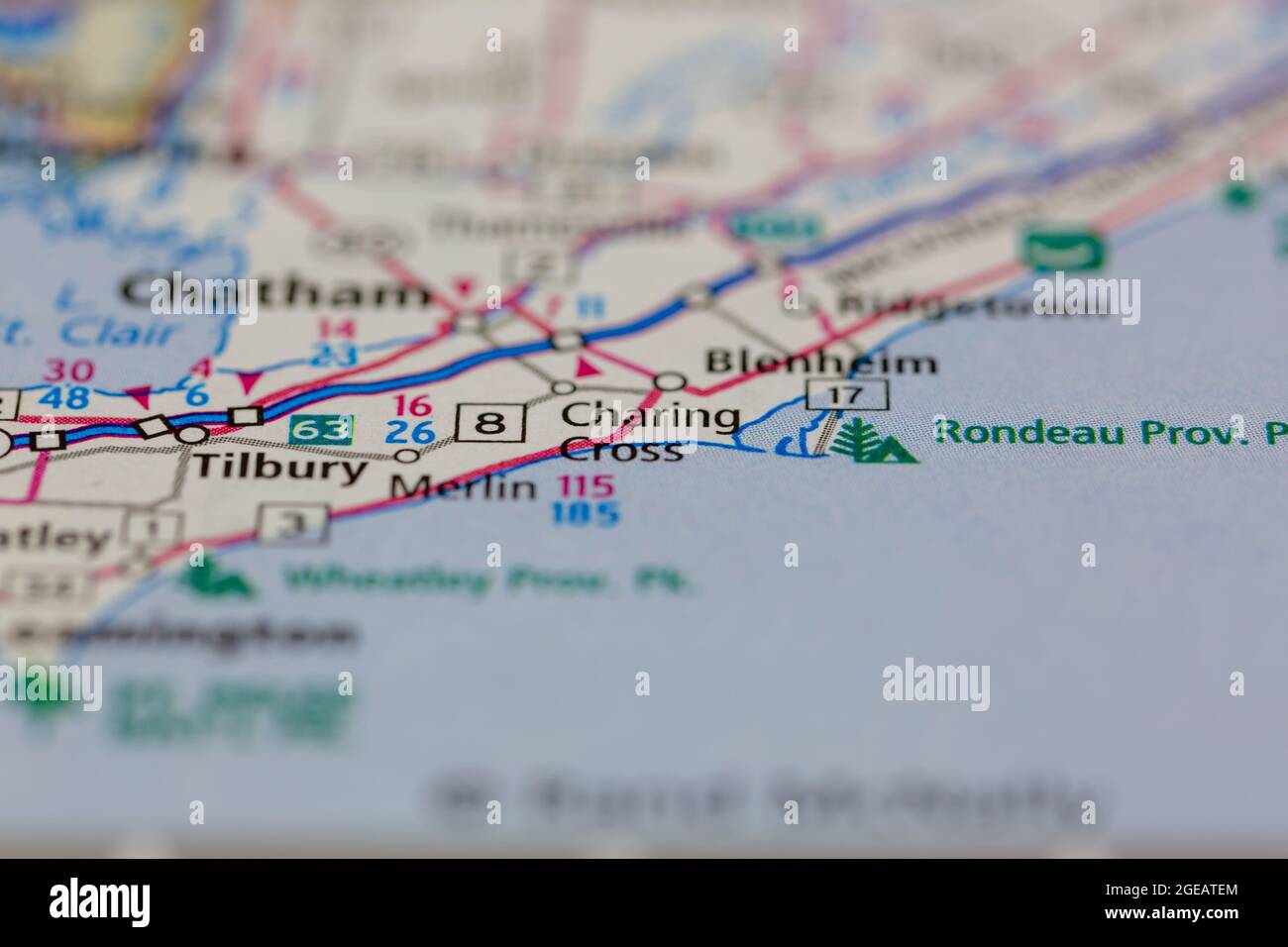 Map of charing cross ontario hires stock photography and images Alamy