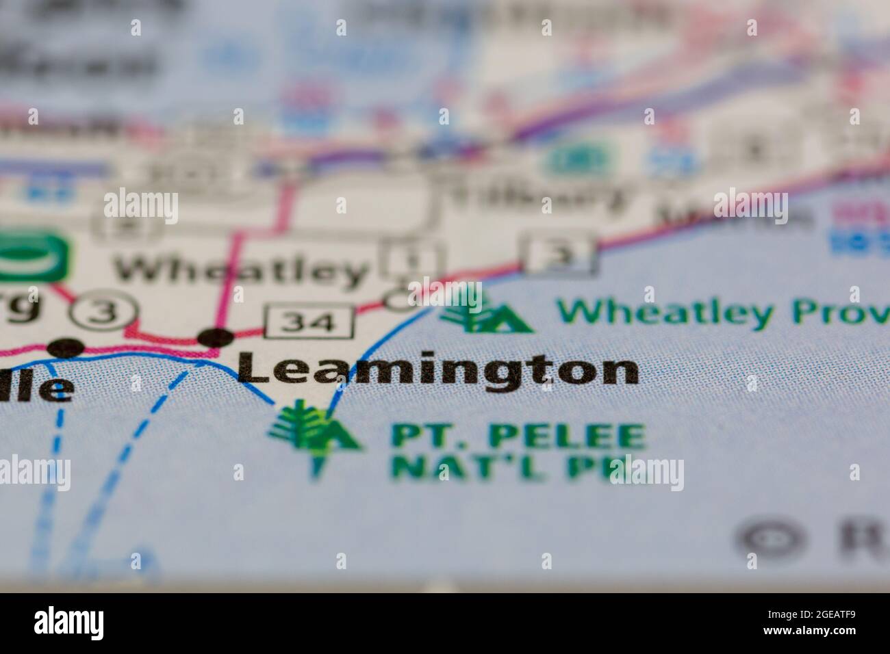 Map of leamington ontario hires stock photography and images Alamy