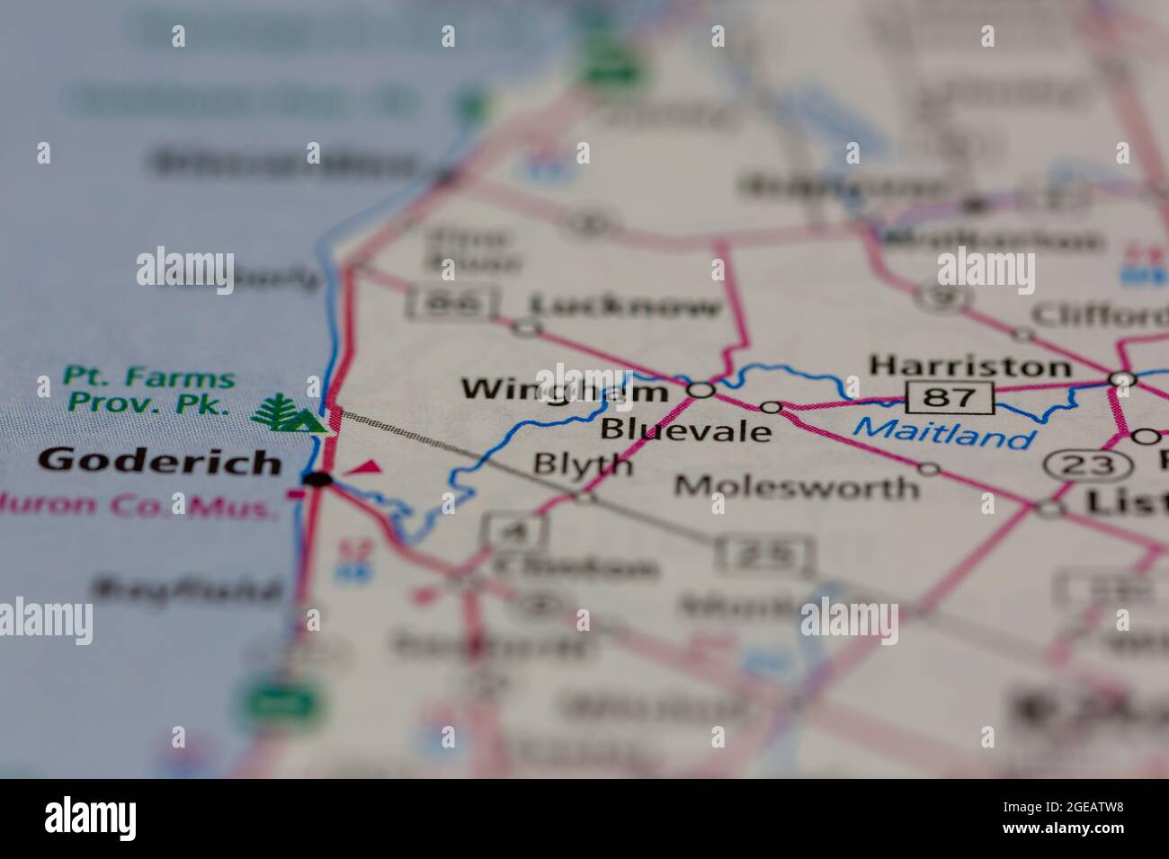 Map Of Wingham Nsw Map Of Wingham High Resolution Stock Photography And Images - Alamy
