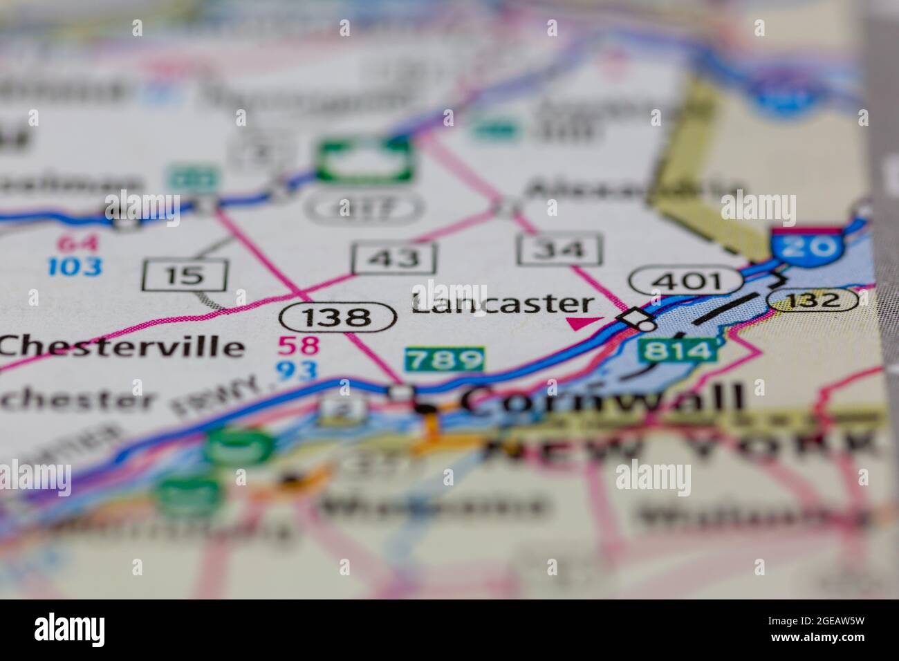 Map of lancaster ontario hires stock photography and images Alamy