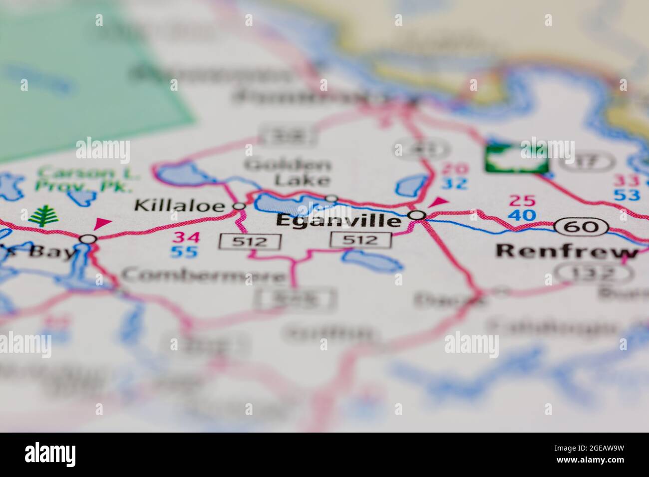 Eganville ontario map hires stock photography and images Alamy