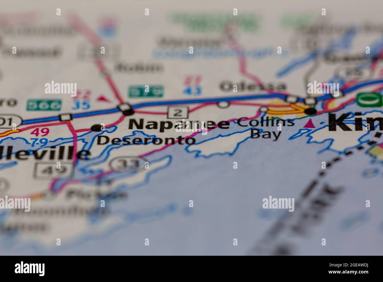 Map of napanee hires stock photography and images Alamy