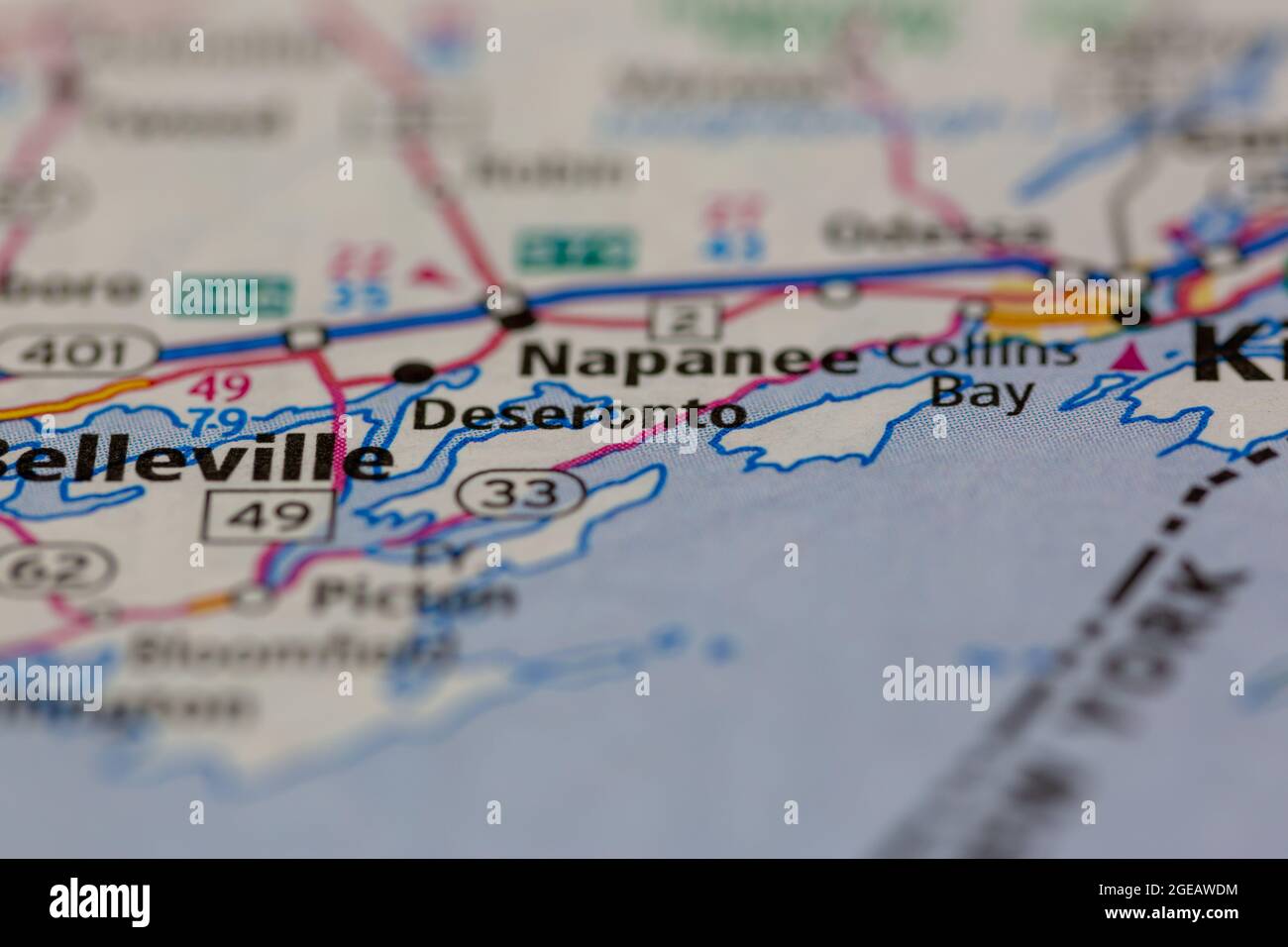 Map of deseronto ontario hires stock photography and images Alamy