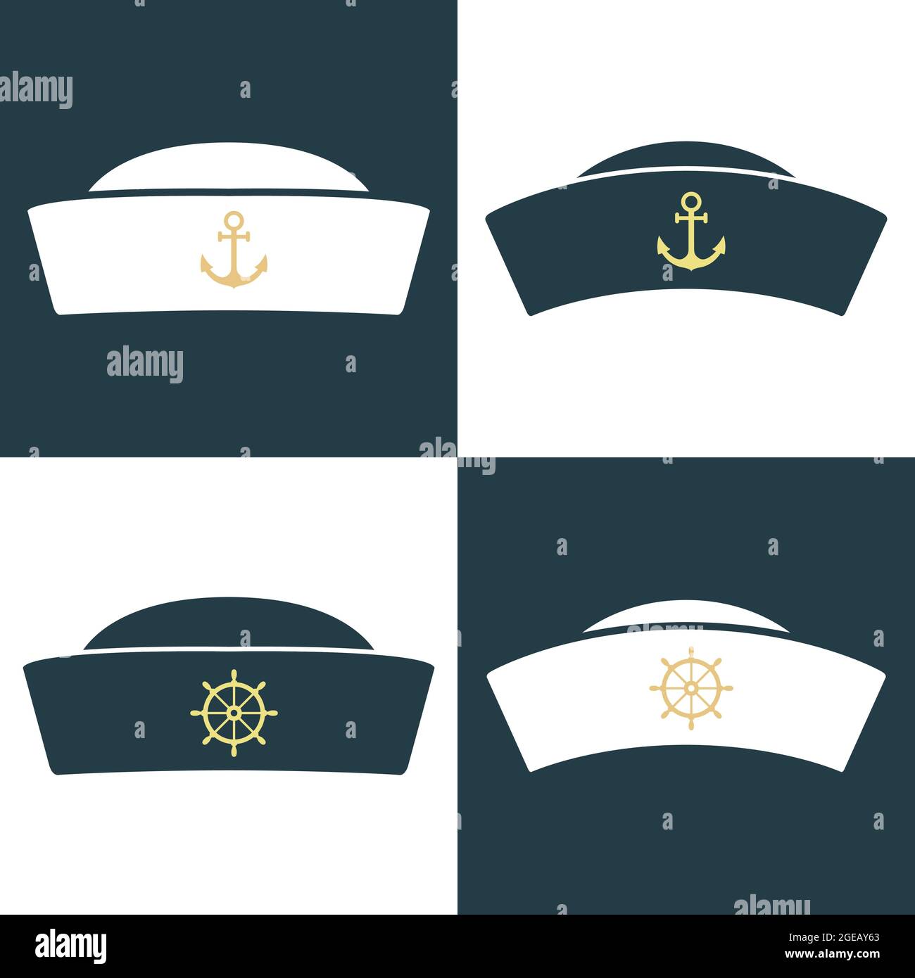 Sailor hat icon. Vector illustration Stock Vector Image & Art Alamy