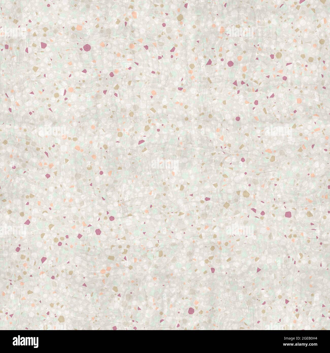 Seamless modern abstract random terrazzo pattern swatch Stock Photo - Alamy