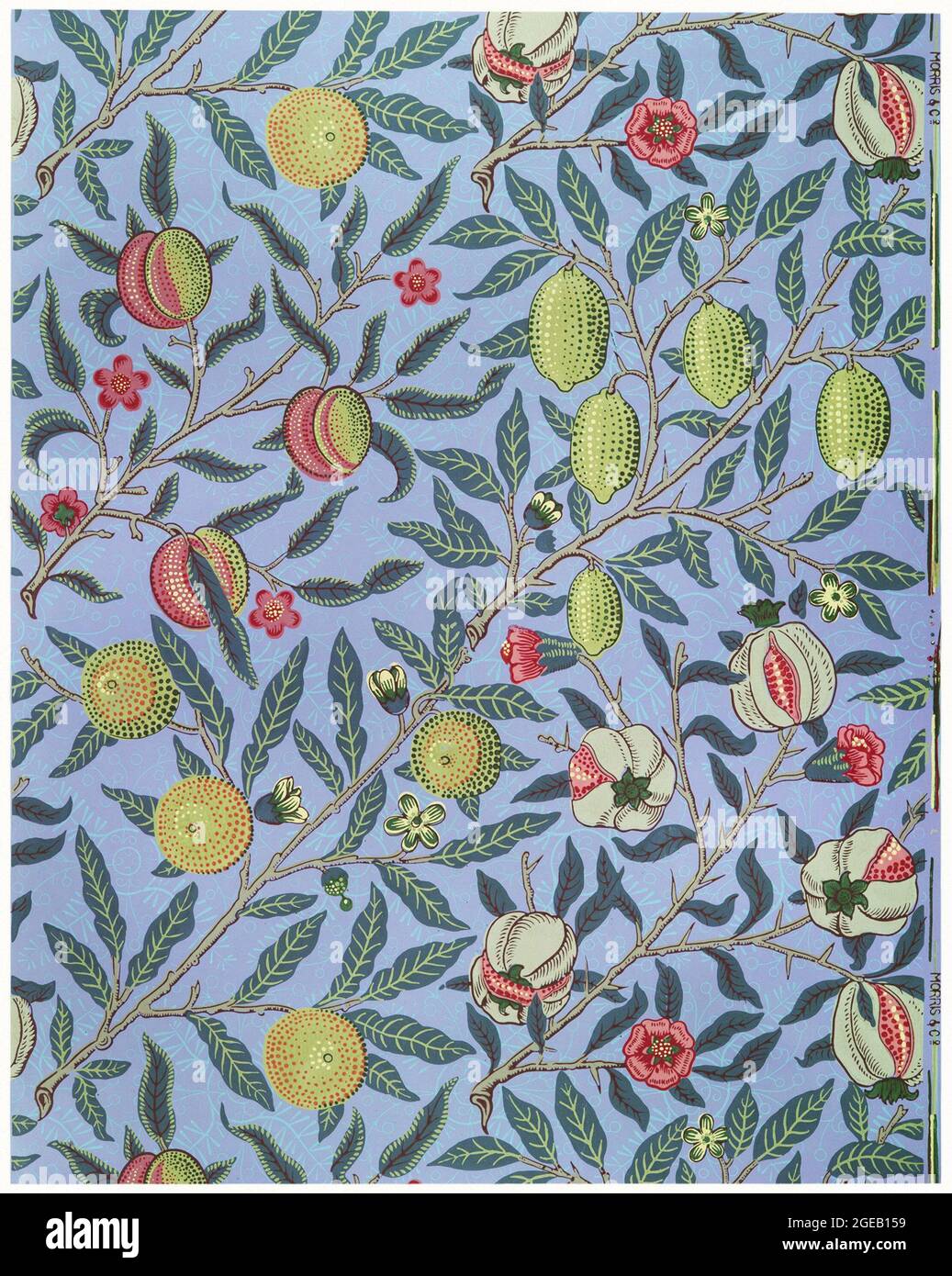 Fruit or Pomegranate by William Morris (1834-1896) Stock Photo