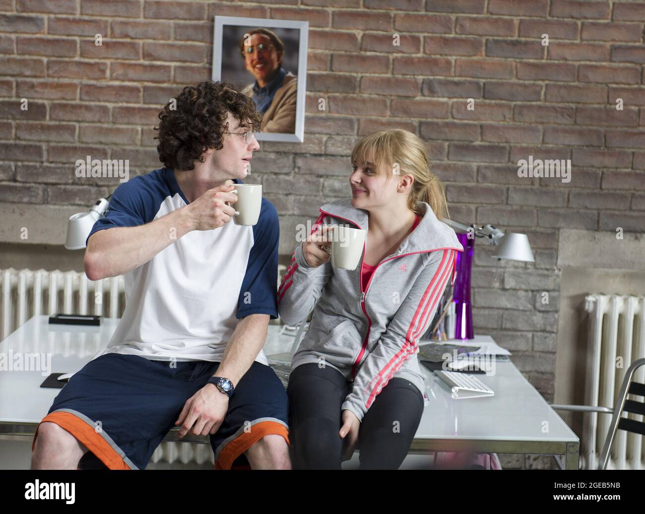 Los Angeles. CA. USA. Chloe Moretz and Aaron Taylor-Johnson in the  ©Universal Pictures new film: Kick-Ass 2 (2013). Plot: The costumed  high-school hero Kick-Ass joins with a group of normal citizens who, image size:1300x1036