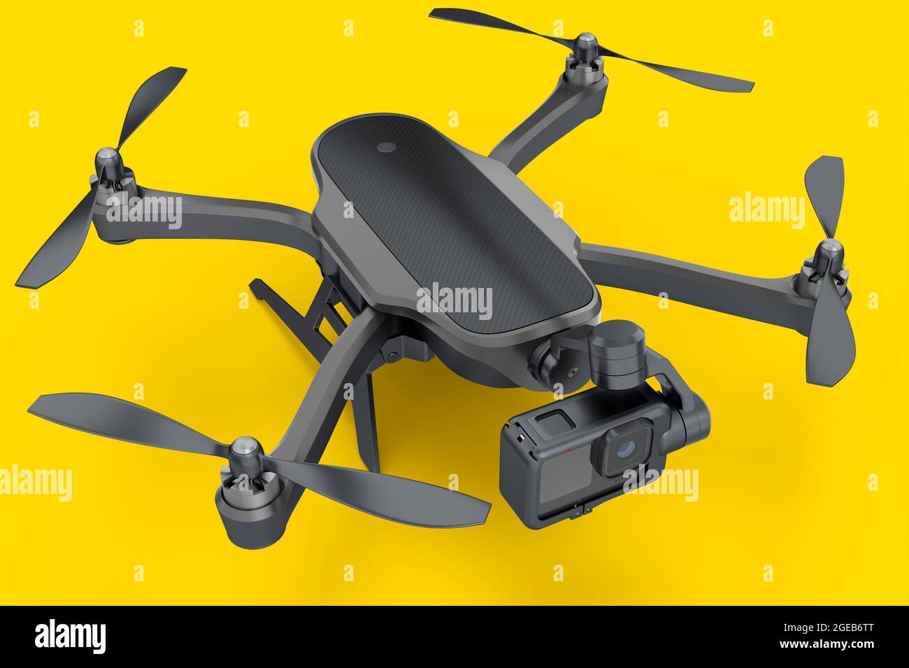 Yellow and 2024 black drone