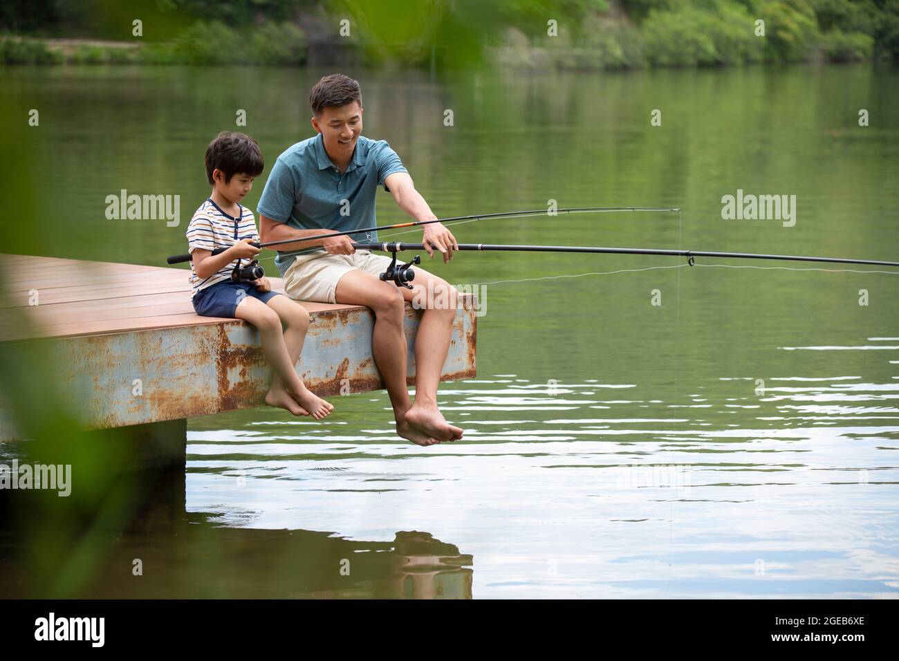 Two boys fishing hi-res stock photography and images - Page 14 - Alamy