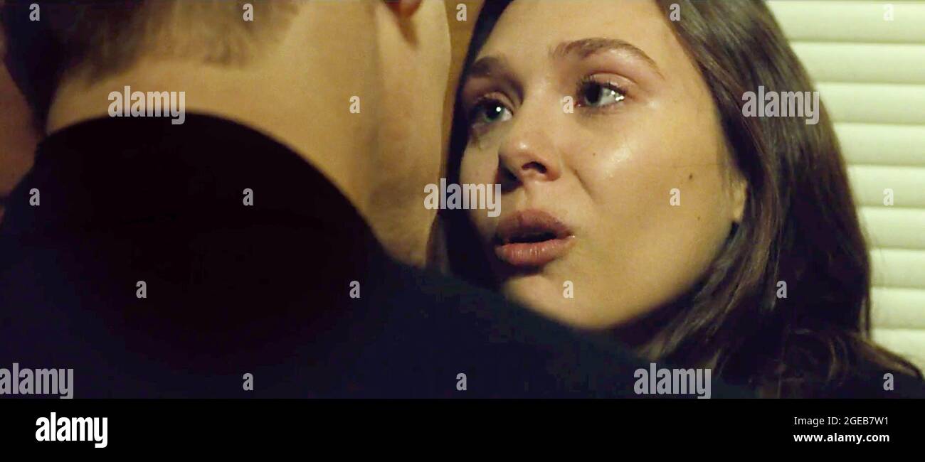 Los Angeles CA USA. Josh Brolin and Elizabeth Olsen in a scene