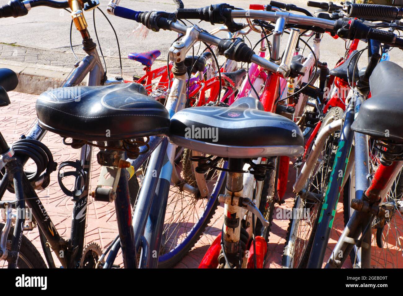 Many Bikes High Resolution Stock Photography and Images - Alamy