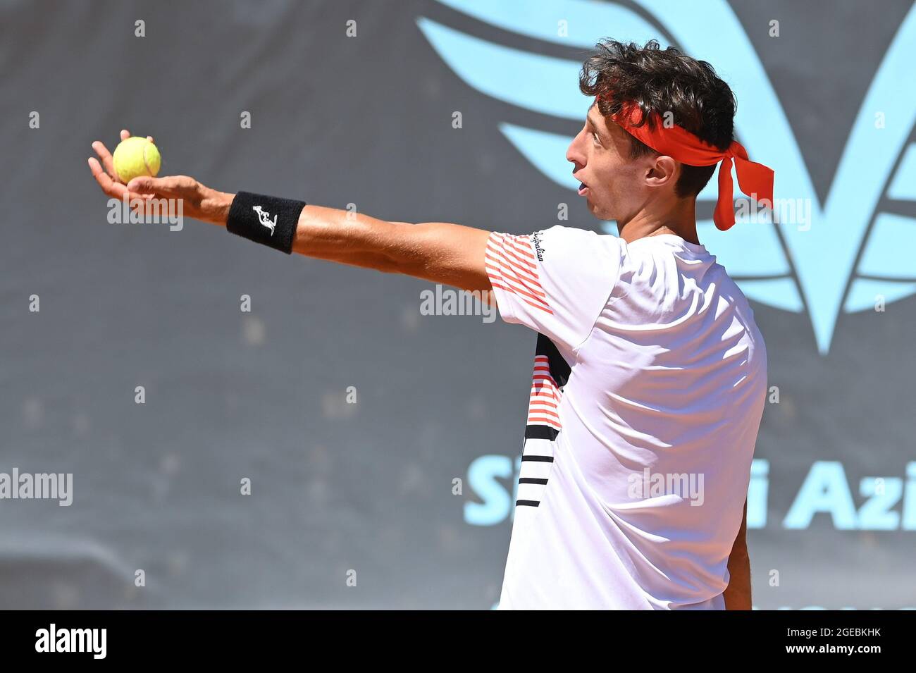 Verona, Italy. 18th Aug, 2021. Francesco Forti of Italy during ATP80  Challenger - Verona - Wednesday, Tennis Internationals in Verona, Italy,  August 18 2021 Credit: Independent Photo Agency/Alamy Live News Stock Photo  - Alamy