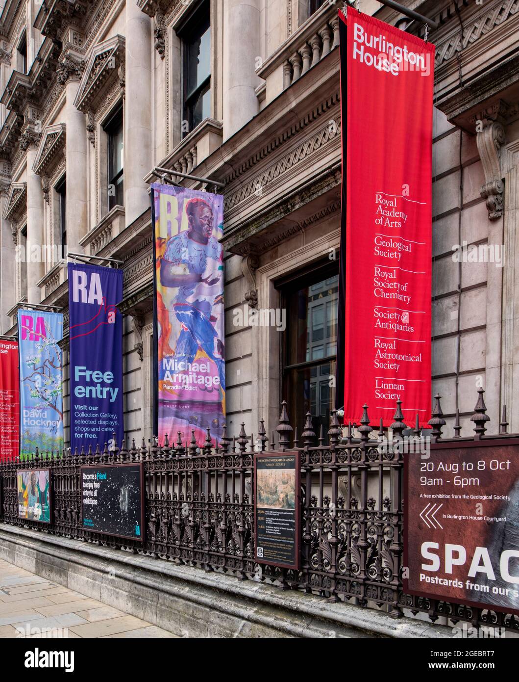 Royal Academy of Arts (RA), Piccadilly, London; portraitoriented shot