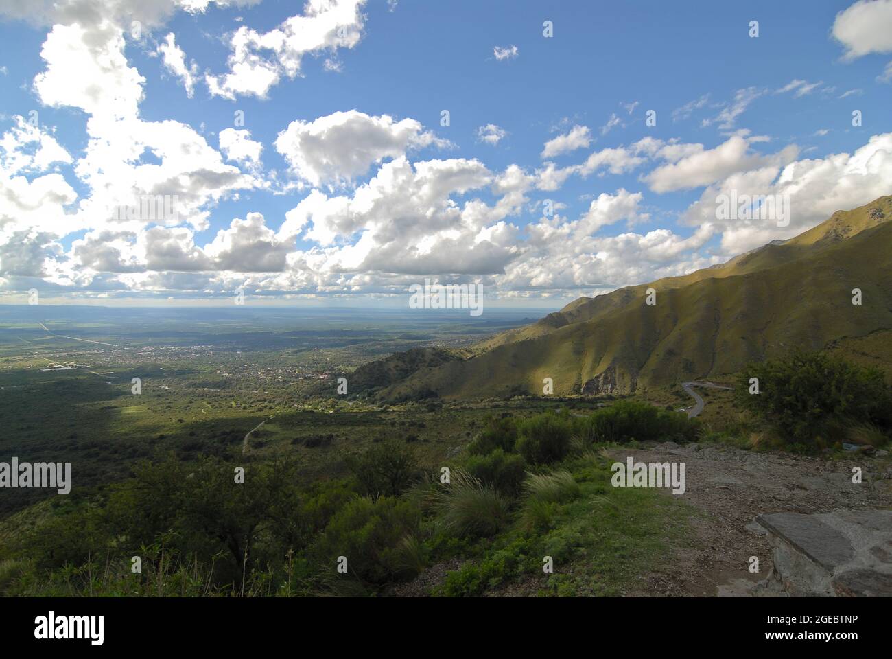 Merlo valley, San Luis, Argentina Stock Photo