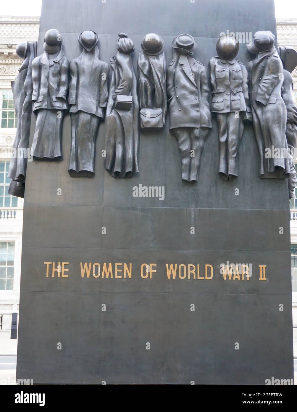 The Women of World War 11 Memorial, London, United Kingdom Stock Photo