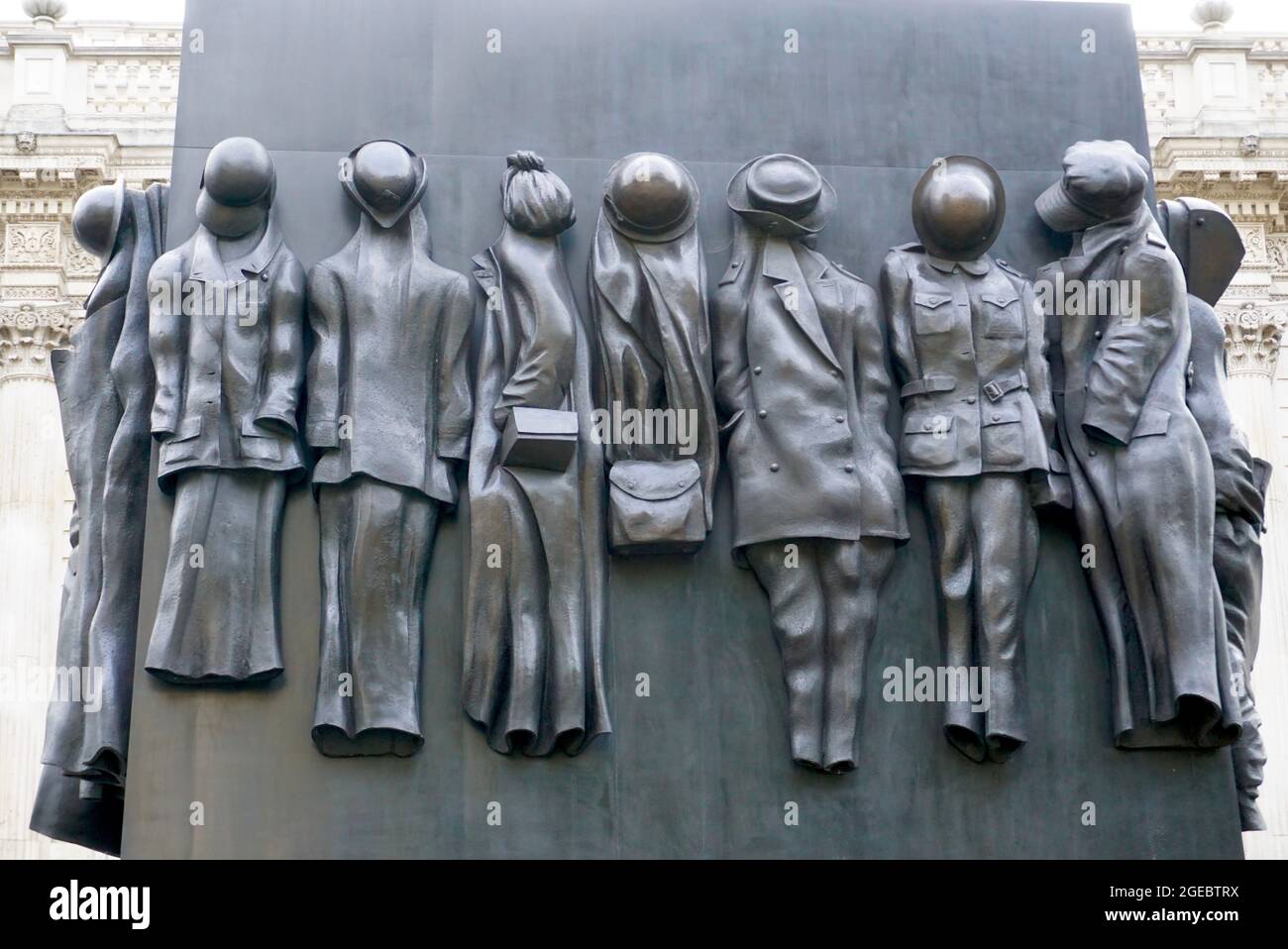 The Women of World War 11 Memorial, London, United Kingdom Stock Photo