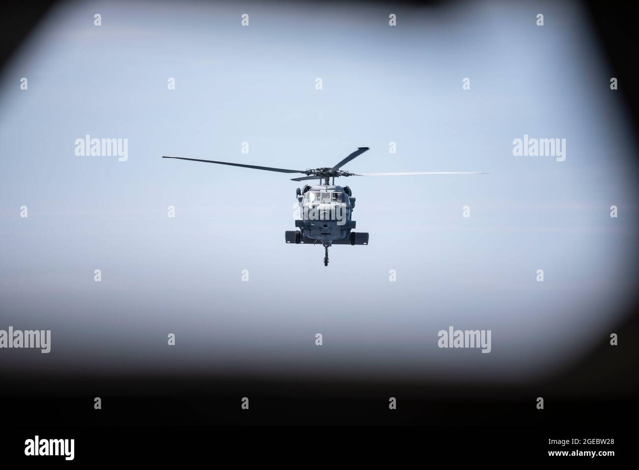 U.S. Navy pilots with Helicopter Sea Combat Squadron 28, transport ...