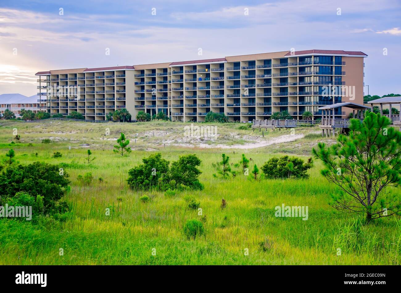 Holiday Isle Resort is pictured, Aug. 12, 2021, in Dauphin Island