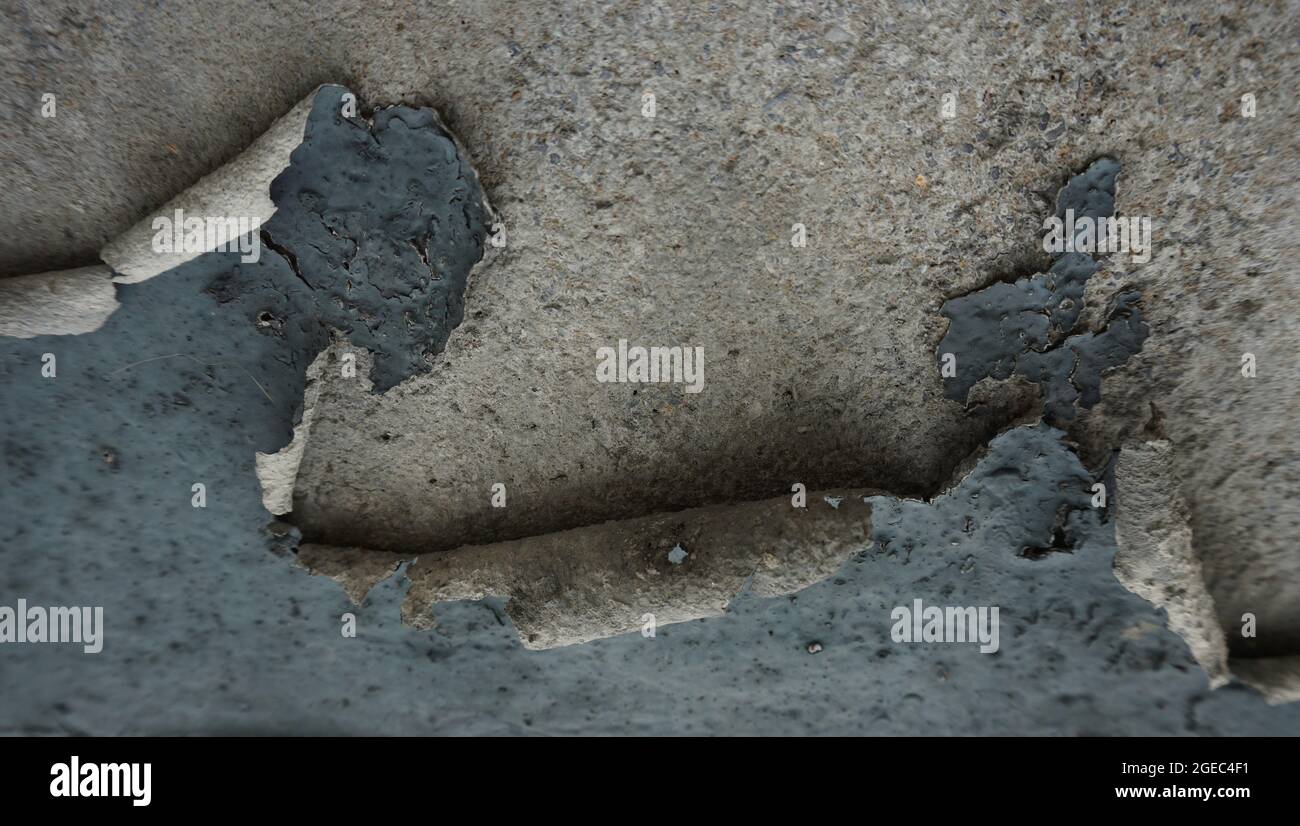 shadow of cracked cement wall surface as a background for design Stock Photo