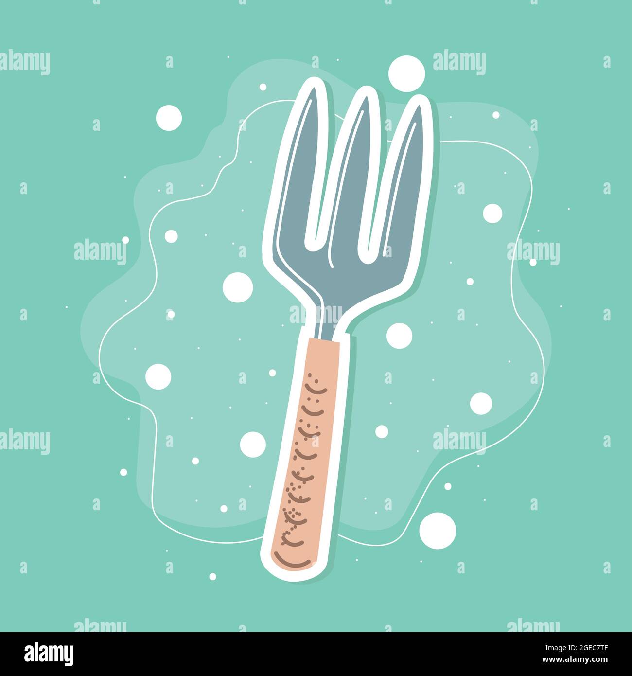 gardening rake tool Stock Vector Image & Art - Alamy