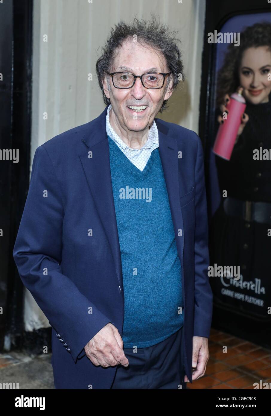 London, UK. 18th Aug, 2021. Don Black arrives for the 'Cinderella' musical press night at the Gillian Lynne Theatre in London. (Photo by Brett Cove/SOPA Images/Sipa USA) Credit: Sipa USA/Alamy Live News Stock Photo
