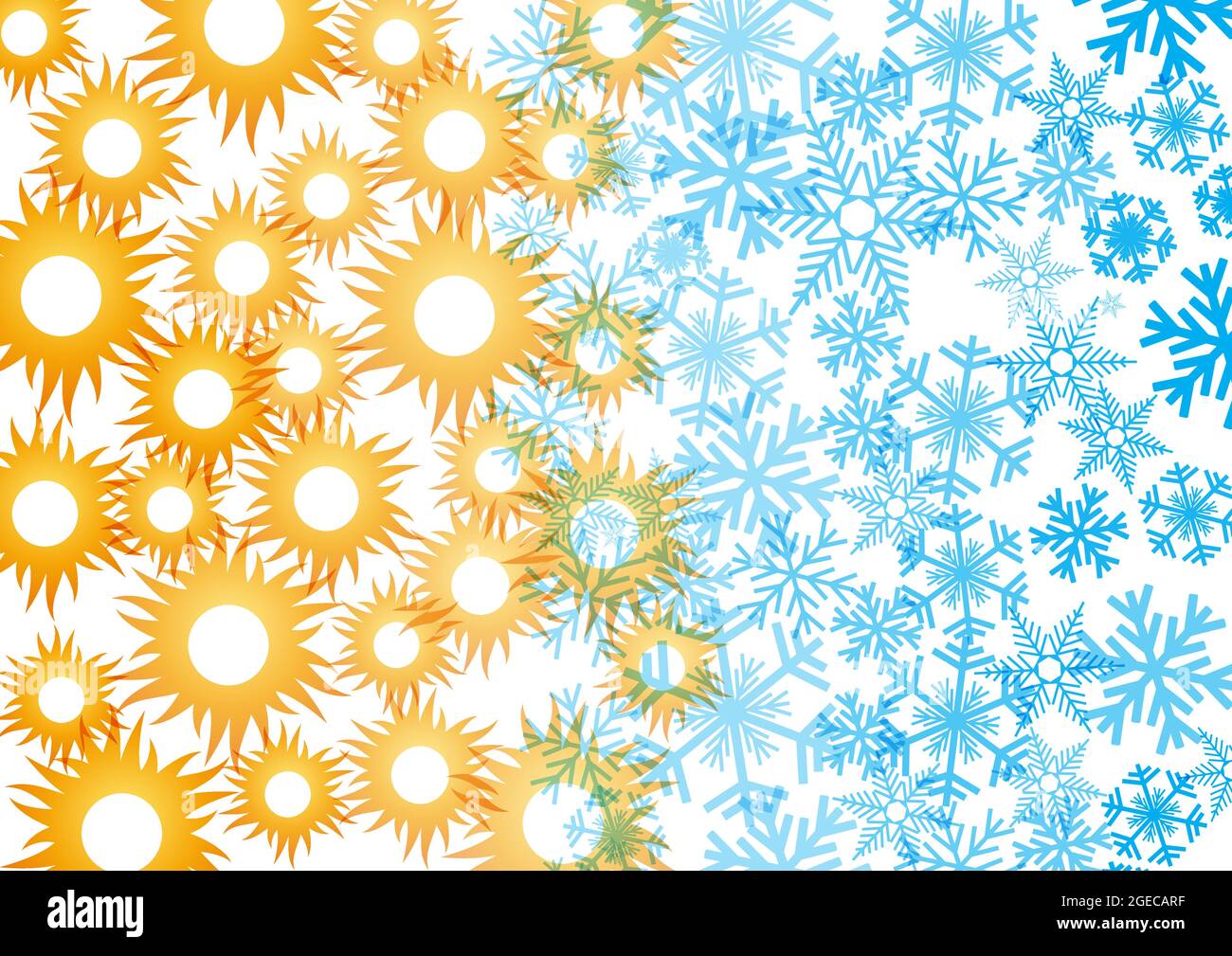 Vector abstract background domestic heating and cooling Stock Vector