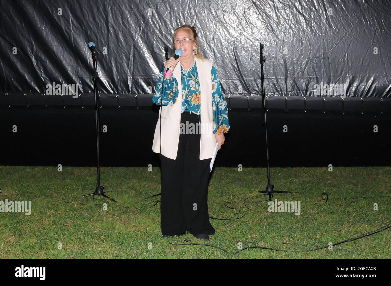 Manhattan Borough President Gale Brewer speaks at a special screening