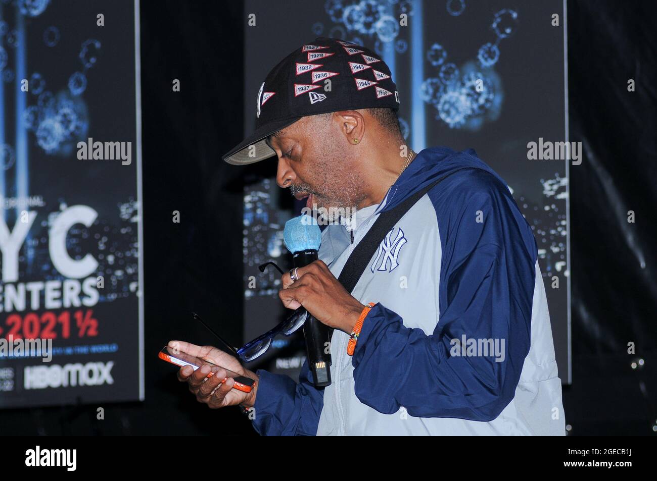 Spike Lee speaks at a special screening of "NYC Epicenters 9/11?2021½