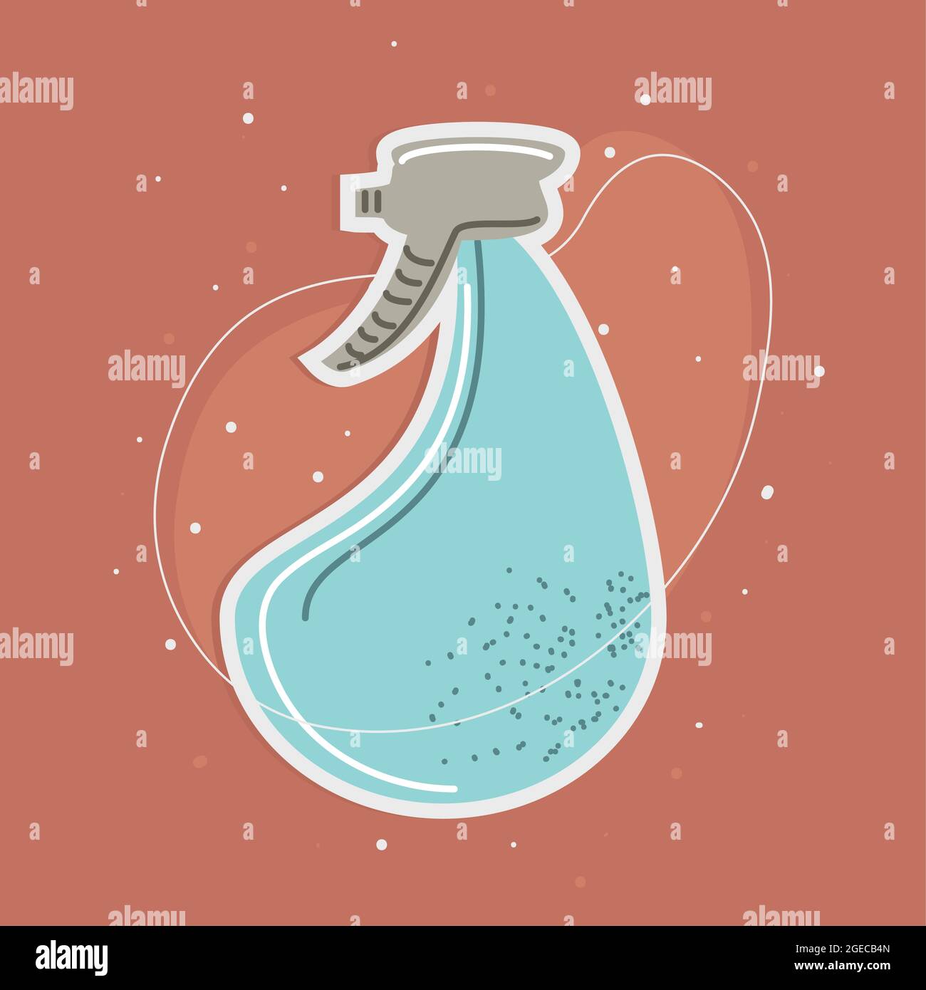 spray bottle disinfectant Stock Vector Image & Art - Alamy