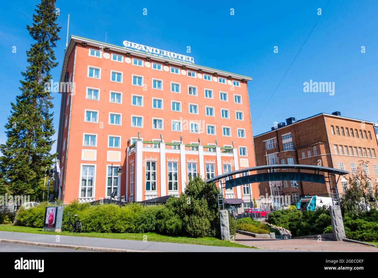 Grand Hotel, Koskipuisto, Tampere, Finland Stock Photo