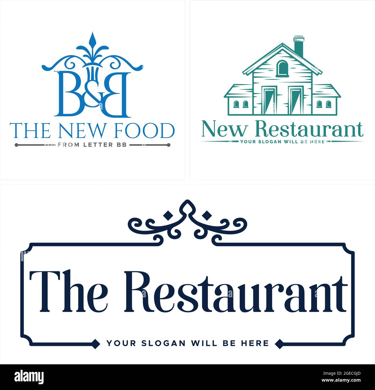 Travel hotel food market business restaurant logo design Stock Vector